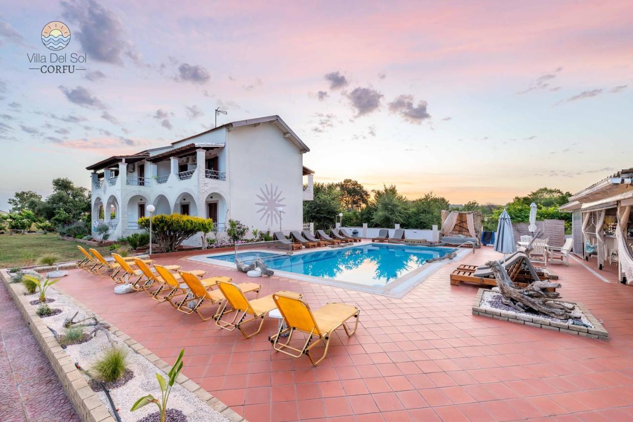 Villa Del Sol Corfu Sidárion Eksteriør billede